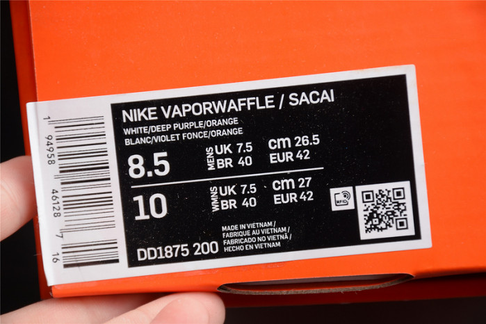 NIKE VAPORWAFFLE SACAI DARK IRIS - DD1875-500