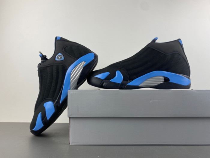 Air Jordan 14 “Black/University Blue”  487471-007