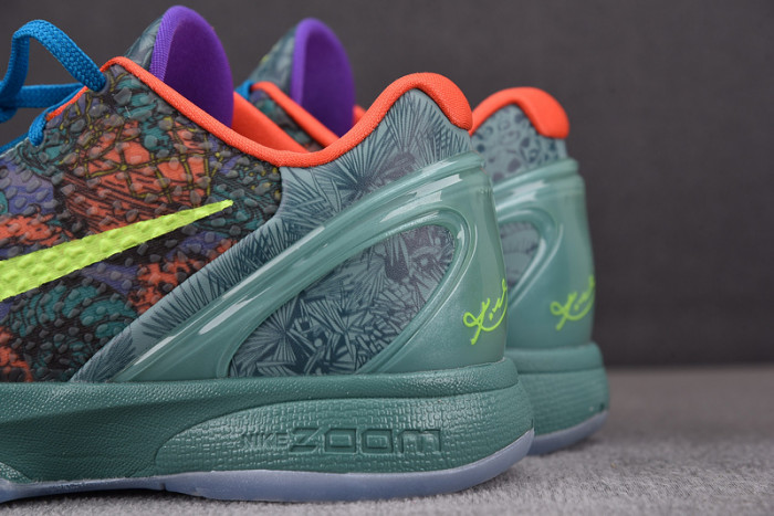 KOBE 6 PRELUDE ALL STAR MVP CANNON/VOLT-PURPLE VENOM-TURF ORANGE 640220-001