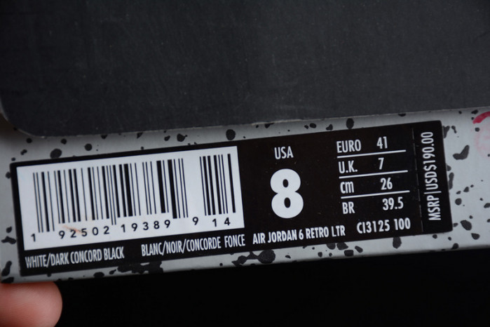 JORDAN 6 RETRO FLIGHT NOSTALGIA - CI3125-100