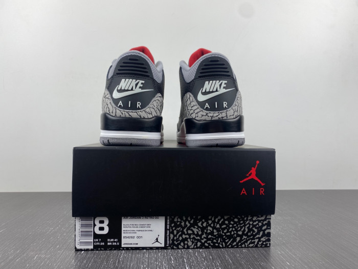 AIR JORDAN 3 “BLACK CEMENT” 854262-001