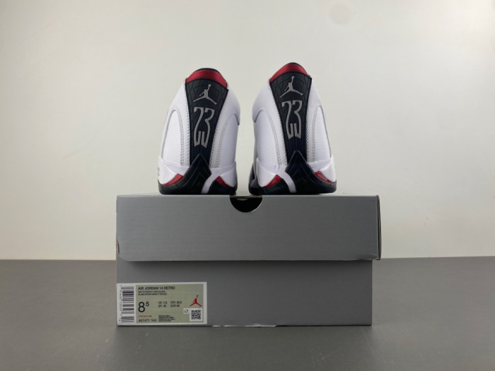 Air Jordan 14 Retro Black Toe (2024)  487471-160
