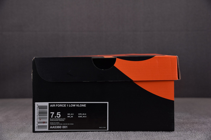 VLONE x NIKE Air Force 1 Low Orang AA5360-001