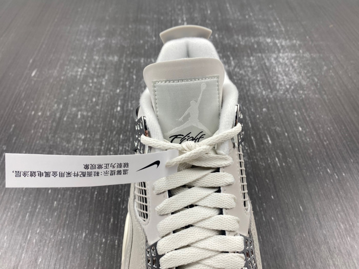 Air Jordan 4 WMNS “Light Iron Ore” “Frozen Moments” AQ9129-001