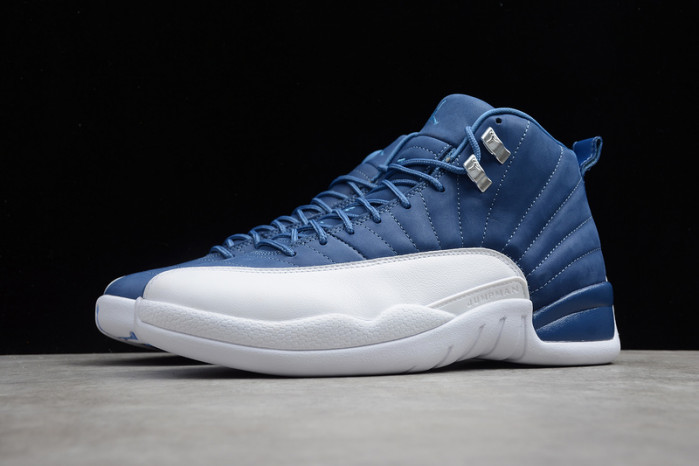 air JORDAN 12 RETRO STONE BLUE - 130690-404