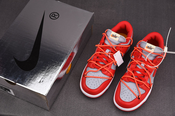 NIKE DUNK LOW OFW UNIVERSITY RED CT0856-600