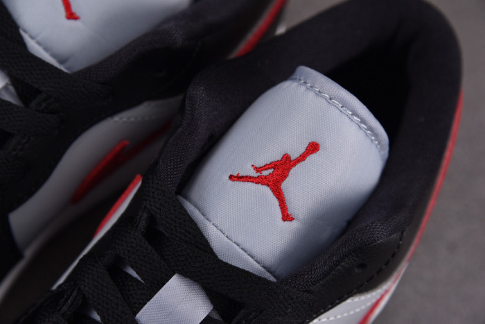 Air Jordan 1 Low Wolf Grey Gym Red (Women