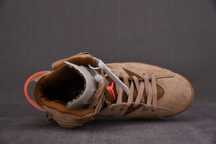 TRAVIS SCOTT X AIR JORDAN 6 “BRITISH KHAKI”  DH0690-200