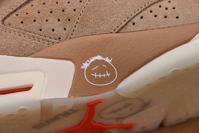 TRAVIS SCOTT X AIR JORDAN 6 “BRITISH KHAKI”  DH0690-200