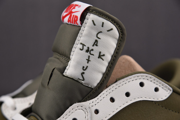Travis Scott x Air Jordan 1 Low OG “Medium Olive” DM7866-200