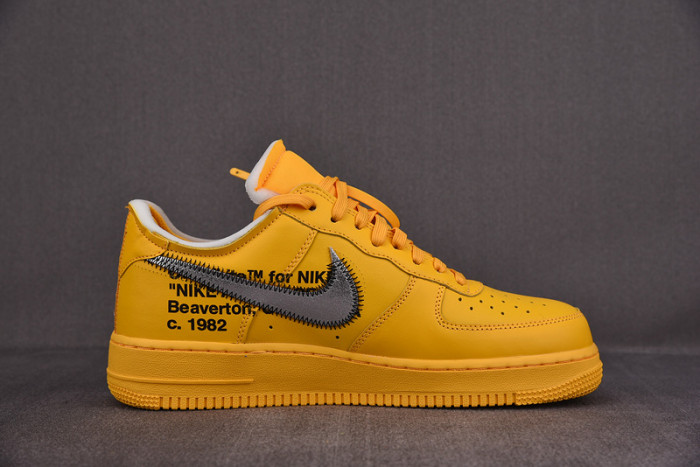 Nike Air Force 1 Low OFW ICA University Gold DD1876-700