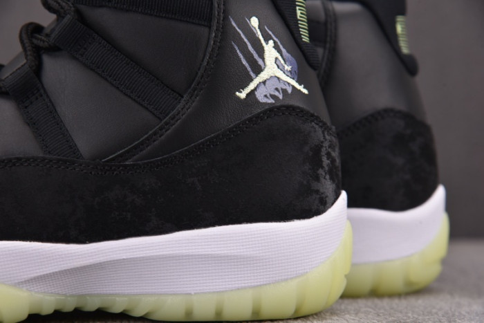 Air Jordan 11 Retro Black Barely Volt  IB1378-001