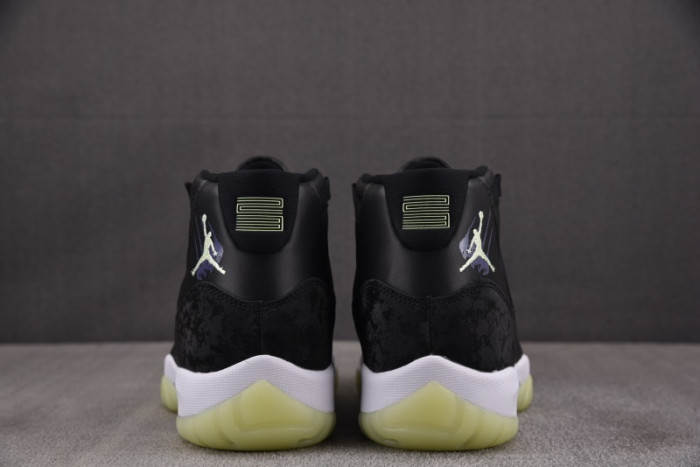 Air Jordan 11 Retro Black Barely Volt  IB1378-001