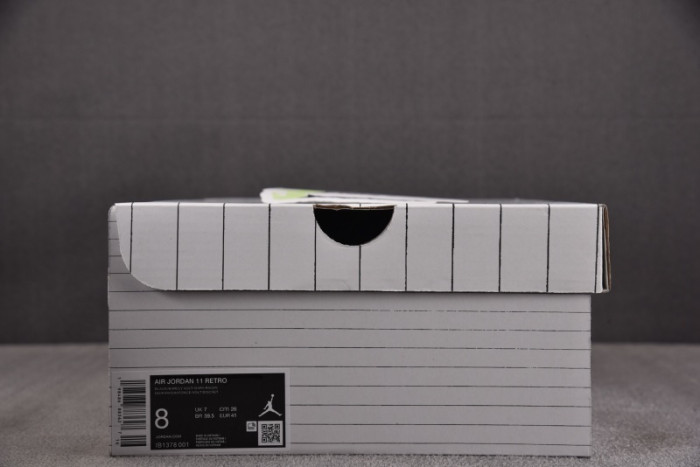 Air Jordan 11 Retro Black Barely Volt  IB1378-001