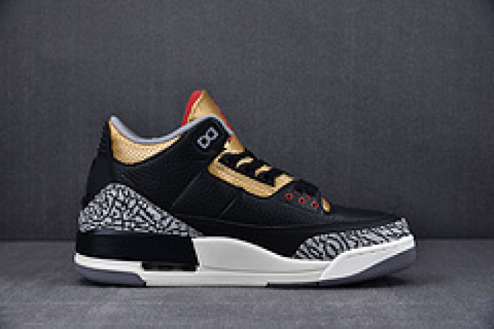 Air Jordan 3 WMNS Black Gold CK9246-067
